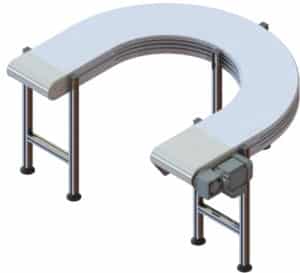 Tapis De Convoyeur PVC Ouvert 1000 Mm Modulaire - Bande Transporteuse Industrielle 500 Mm