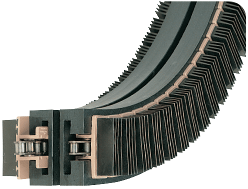 profils droits et courbes pour chaines grip
